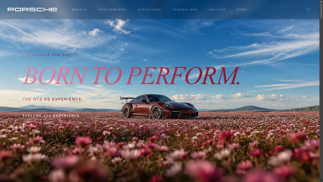 Cinematic GT3 RS Experience preview